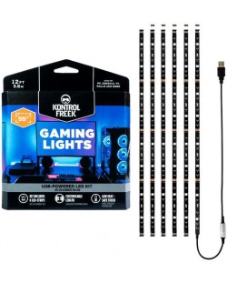 Ταινία LED KontrolFreek -  Gaming Lights Kit, RGB, 3.6m, μαύρο