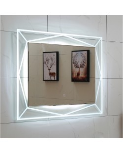 Επιτοίχιος καθρέφτης LED  Inter Ceramic - ICL 1502, 60 x 80 cm