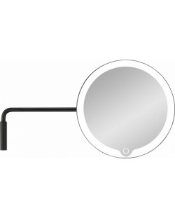 LED Μεγεθυντικός καθρέφτης Blomus - Modo, IP44, 20 x 35,6 cm, μαύρος