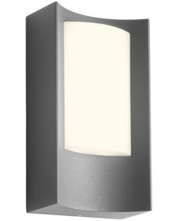LED Εξωτερική Απλίκα  Smarter - Warp 90483, IP44, 240V, 8W, σκούρο γκρι
