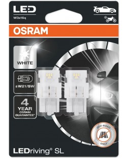 LED Λάμπες αυτοκινήτου Osram - LEDriving SL, W21/5W, 1.7W, 2 τεμάχια, λευκό