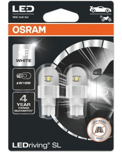 LED Λάμπες αυτοκινήτου Osram - LEDriving, SL, W16W, 2W,  2 τεμάχια, λευκό