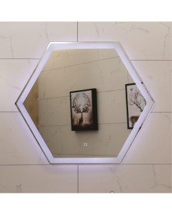 Επιτοίχιος καθρέφτης LED  Inter Ceramic - ICL 1491, 80 x 80 cm