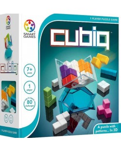 Παιχνίδι λογικής  Smart Games - Cubic, 3D παζλ με 80 προκλήσεις