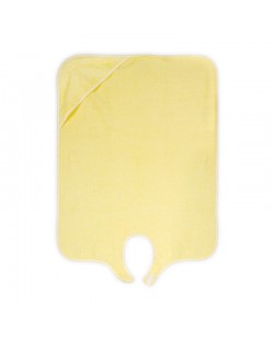 Βρεφική πετσέτα Lorelli Duo - 80 x 100, κίτρινη