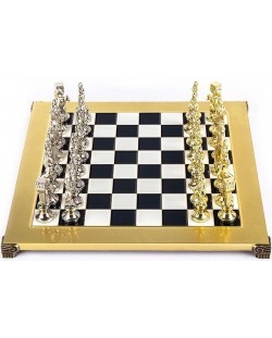 Πολυτελές σκάκι Manopoulos - Αναγέννηση, μαύρο,36 x 36 cm