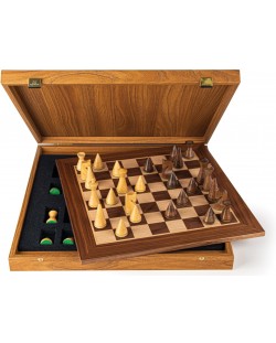 Πολυτελές σκάκι Manopoulos - μοντερνιστικός, καρύδι, 40 x 40 cm