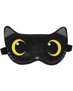 Μάσκα ύπνου I-Total Cats- μαύρη 