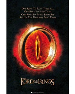 Μεγάλη αφίσα ABYstyle Movies: Lord of the Rings - The One Ring