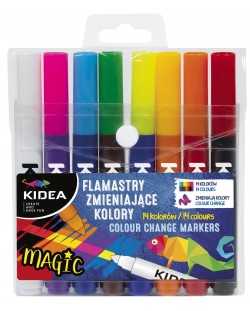 Μαγικοί μαρκαδόροι Kidea - 8 χρώματα