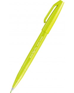 Μαρκαδόρος πινέλου Pentel Sign Pen - SES15C, πράσινος