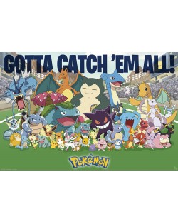 Αφίσα Maxi GB eye Games: Pokemon - Gotta Catch 'Em All!