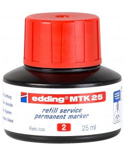 Μελανοδοχείο Edding MTK 25 - Κόκκινο, 25 ml
