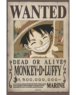 Αφίσα Maxi  GB eye Animation: One Piece - Luffy Wanted Poster