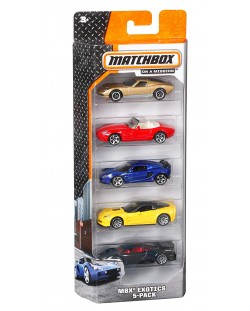 Παιδικό παιχνίδι Mattel Matchbox - Σετ 5 αυτοκινητάκια. ποικιλία