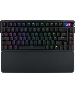 Μηχανικό πληκτρολόγιο ASUS - ROG Azoth Extreme, ασύρματο, ROG NX Snow, μαύρο