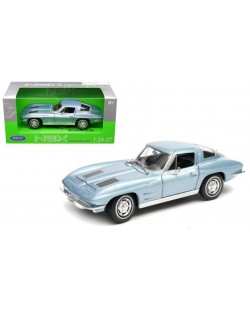 Μεταλλικό αυτοκίνητο  Welly - Chevrolet Corvette, 1:24,μπλε