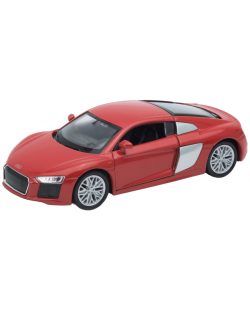 Μεταλλικό αυτοκίνητο Welly - Audi R8 V10, 1:34, κόκκινο