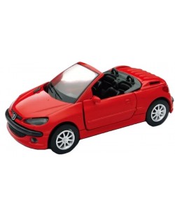 Μεταλλικό αυτοκίνητο Newray - Peugeot 206 CC, κόκκινο, 1:32