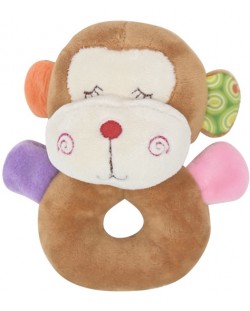 Lorelli Toys μαλακή κουδουνίστρα - Μαϊμού