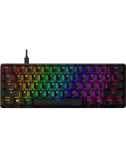 Μηχανικό πληκτρολόγιο HyperX - Alloy Origins 60, RGB, μαύρο