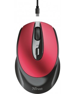 Ποντίκι Trust - Zaya Wireless, Οπτικό , ασύρματο, κόκκινο
