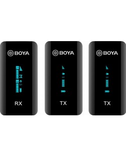 Σύστημα μικροφώνου Boya - BY-XM6-K2, Ασύρματο, Μαύρο