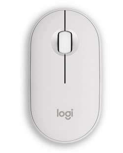 Ποντίκι Logitech - Pebble Mouse 2 M350s, οπτικό, ασύρματο, Λευκό