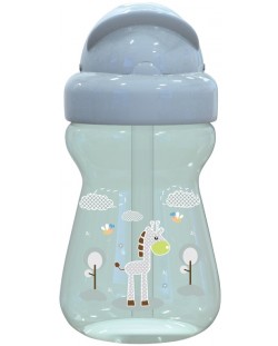 Αθλητικό μπουκάλι Lorelli Baby Care - Animals, 200 ml, πράσινο