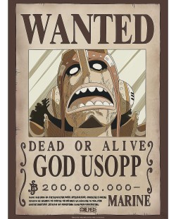  Μίνι αφίσα GB eye Animation: One Piece - God Usopp Wanted Poster