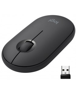 Ποντίκι Logitech - Pebble M350, οπτικό,  ασύρματο, μαύρο