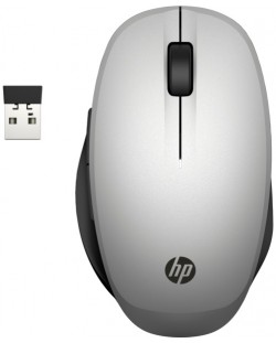 Ποντίκι HP - 300 Dual Mode, οπτικό, ασύρματο, μαύρο/ασήμι