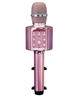 Μικρόφωνο Lenco - BMC-090PK, ασύρματο, ροζ