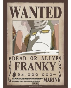  Μίνι αφίσα GB eye Animation: One Piece - Franky Wanted Poster