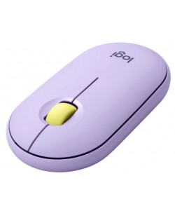 Ποντίκι Logitech - Pebble M350, οπτικό, ασύρματο, Lavender Lemonade