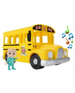 Μουσικό παιχνίδι Cocomelon - Σχολικό λεωφορείο, με φιγούρα JJ
