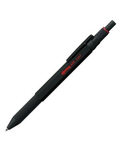 Στυλό πολλαπλών λειτουργιών Rotring 600 - Μαύρο, 3 σε 1