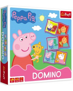 Επιτραπέζιο παιχνίδι Domino: Peppa Pig - παιδικό