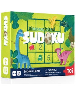 Επιτραπέζιο μαγνητικό παιχνίδι  Toi World - sudoku,Νησί δεινοσαύρων