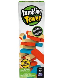 Επιτραπέζιο παιχνίδι Spin Master: Jumbling Tower - Παιδικό 