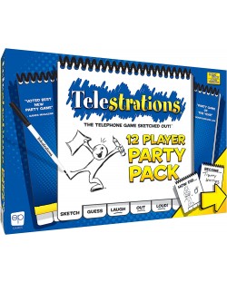 Επιτραπέζιο παιχνίδι Telestrations 12 Player Party Pack - Πάρτι