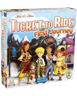 Επιτραπέζιο παιχνίδι Ticket to Ride: First Journey (Europe) - παιδικό 