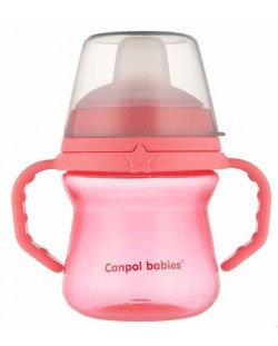 Κύπελλο που δεν χύνεται Canpol - 150  ml, ροζ
