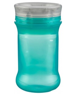 Κύπελλο που δεν χυθεί με μαλακό χείλος σιλικόνης  Vital Baby - 360°, 280 ml,πράσινο