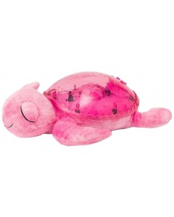 Νυχτερινό φωτιστικό-προβολέας Cloud B - Θαλάσσια χελώνα, ροζ