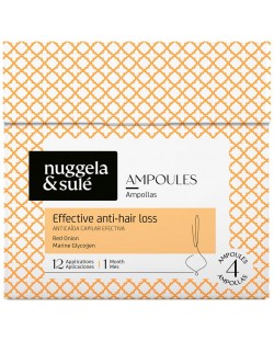 Nuggela &Sulé Αμπούλες κατά της τριχόπτωσης Effective Anti-Hair Loss, 4 х 10 ml