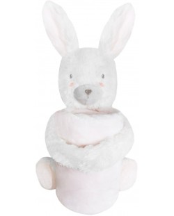 Κουβέρτα με παιχνίδι KikkaBoo - Rabbits in Love