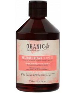 Ohanic Restore &Repair Επανορθωτικό σαμπουάν για ενίσχυση και ανανέωση, 250 ml