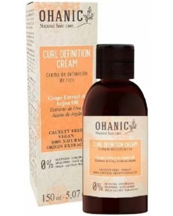 Ohanic Curly Method Κρέμα για τον καθορισμό των φυσικών και ζωηρών μπούκλες, 150 ml