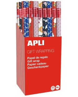 Χαρτί περιτυλίγματος  Apli - 2 х 0.70 m, κόκκινο